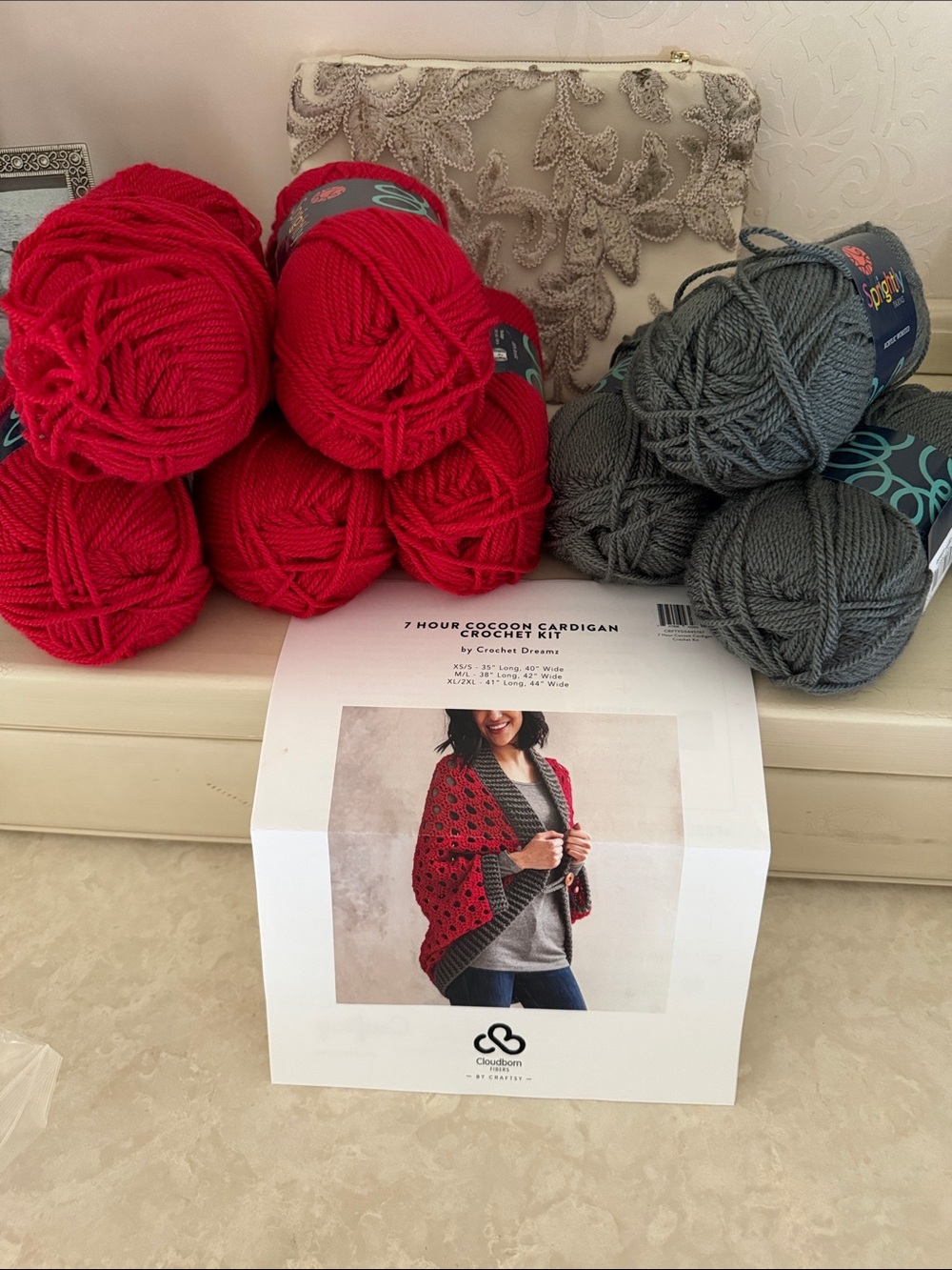 CROCHET Cocoon Cardigan Kit
